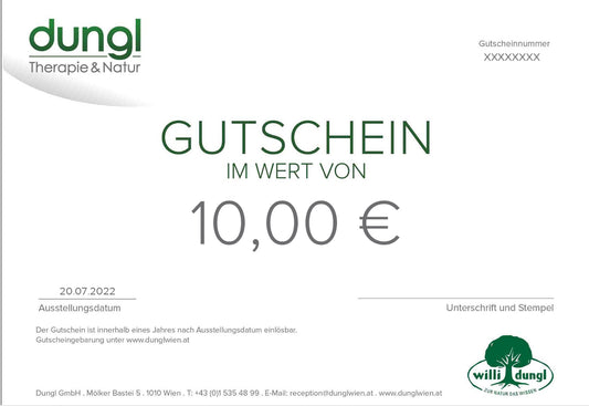 Geschenkgutschein Phytos